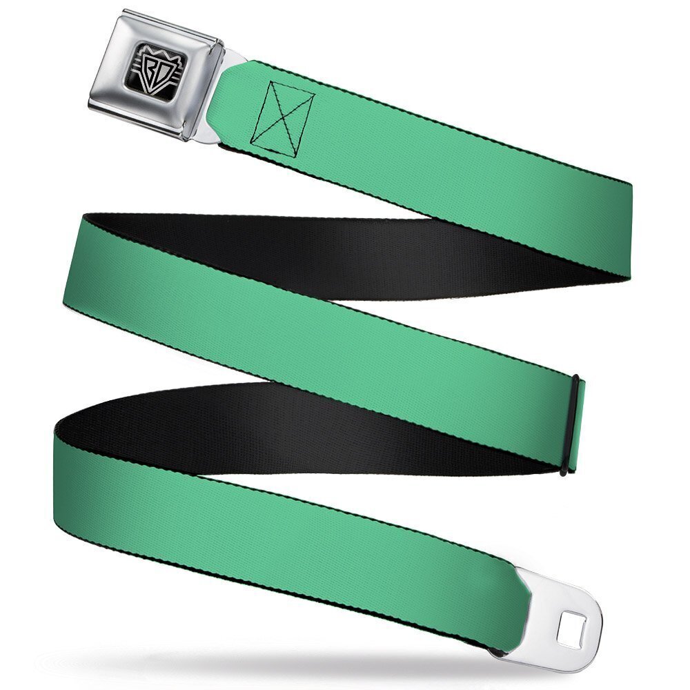 2097 Unisex-Adult's Seatbelt Belt Green Regular, Solid Rainforest, 1.5"